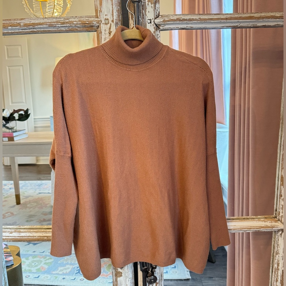 NWT camel colored turtleneck